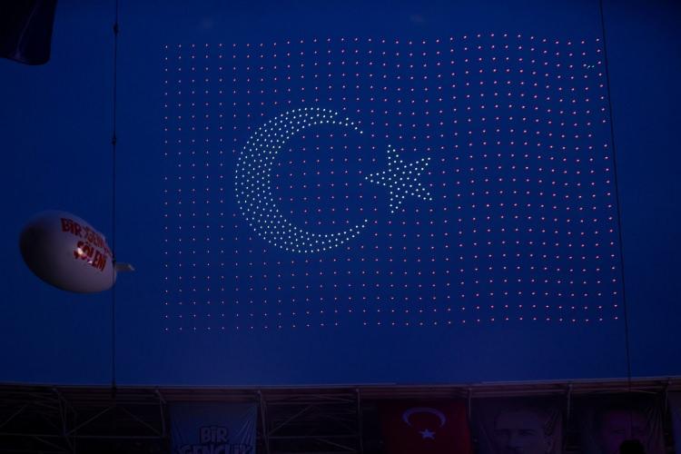 <p>Dron g&ouml;sterisinin ardından AK Parti Gen&ccedil;lik Kolları Başkanı Yusuf İbiş konuşma ger&ccedil;ekleştirdi.</p>
