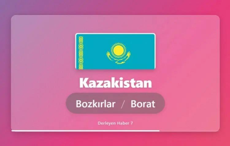 <p><span style="color:#B22222"><strong>KAZAKİSTAN</strong></span></p>
