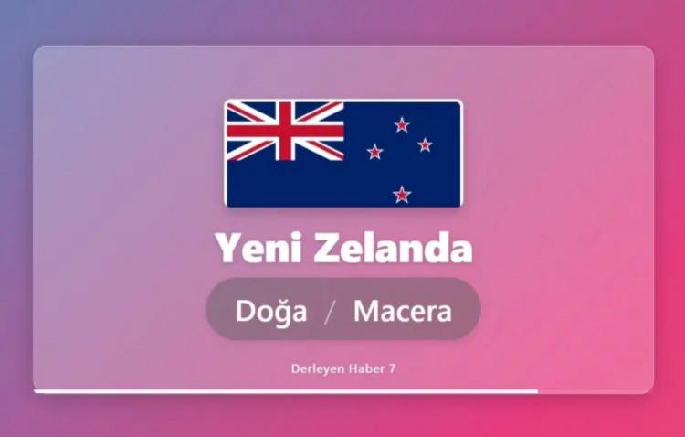 <p><span style="color:#B22222"><strong>YENİ ZELANDA&nbsp;</strong></span></p>
