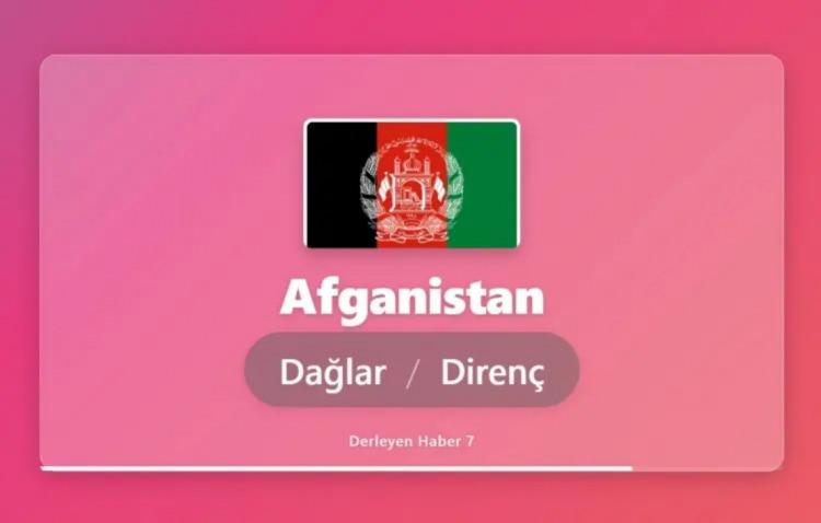 <p><span style="color:#B22222"><strong>AFGANİSTAN&nbsp;</strong></span></p>
