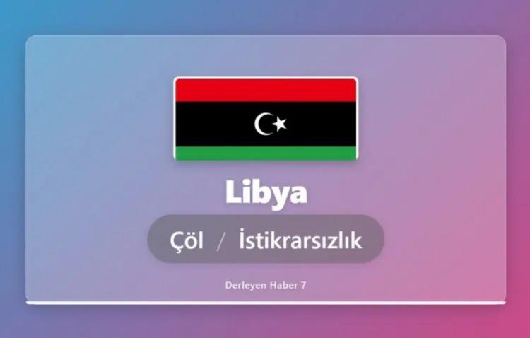 <p><span style="color:#B22222"><strong>LİBYA</strong></span></p>
