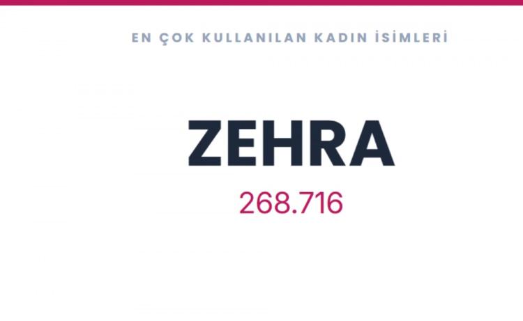 <p><span style="color:#A52A2A"><strong>ZEHRA</strong></span></p>
