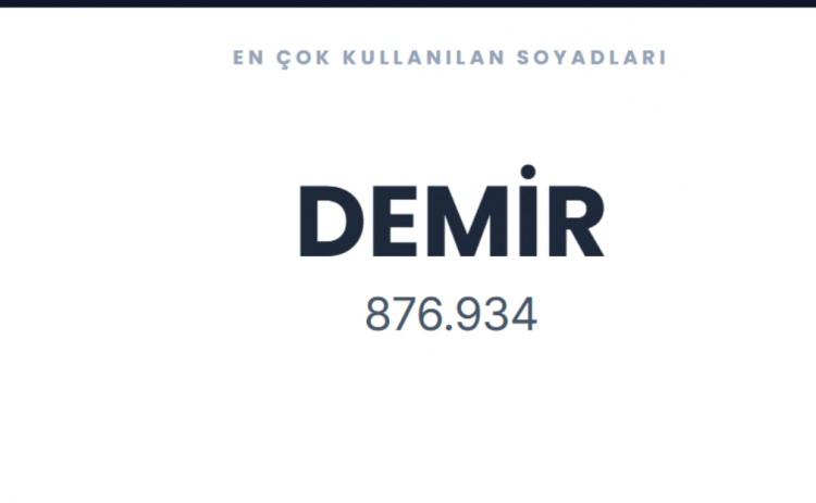 <p><span style="color:#B22222"><strong>DEMİR&nbsp;</strong></span></p>
