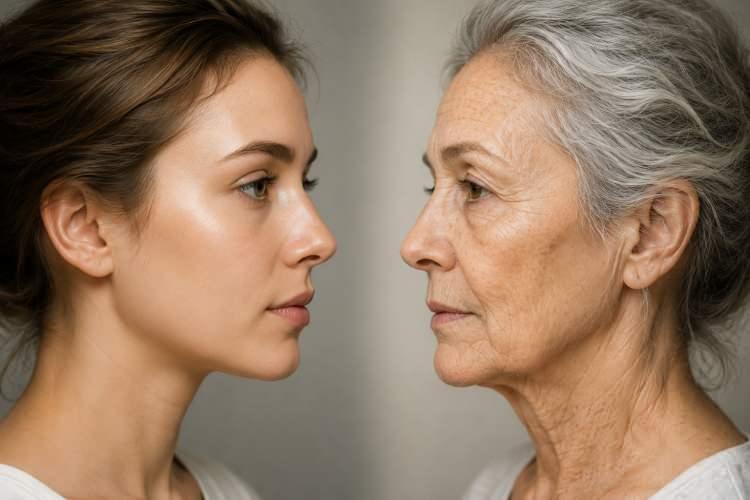 <p>44 yaş civarında yaşanan ilk kırılmada &ouml;zellikle lipid, kafein ve alkol metabolizması ile ilgili molek&uuml;llerde, ayrıca deri ve kas dokularında değişimler zirve yapıyor.</p>

<p>&nbsp;</p>
