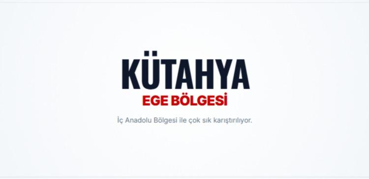 <p><strong>K&Uuml;TAHYA</strong></p>

<p>&nbsp;</p>
