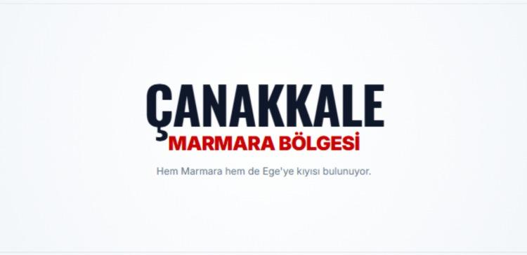<p><strong>&Ccedil;ANAKKALE</strong></p>

<p>&nbsp;</p>
