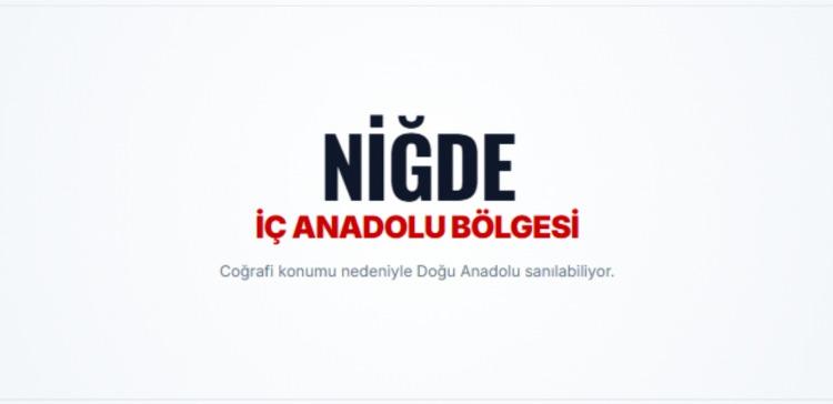 <p><strong>NİĞDE</strong></p>

<p>&nbsp;</p>
