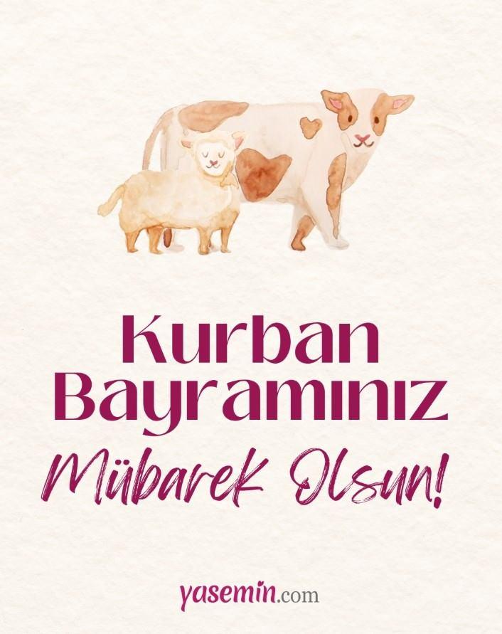 <p>Milyonlarca M&uuml;sl&uuml;man, birliğin beraberliğin, paylaşmanın ve sevginin doruğa ulaştığı Kurban Bayramı'na erişmenin mutluluğunu yaşıyor. T&uuml;m M&uuml;sl&uuml;man aleminin birlik, beraberlik ve heyecanla kucakladığı bu kutsal g&uuml;nlerde, &uuml;nl&uuml; isimler de bayram neşesini ve bereketini paylaşımlarıyla ta&ccedil;landırdı.</p>
