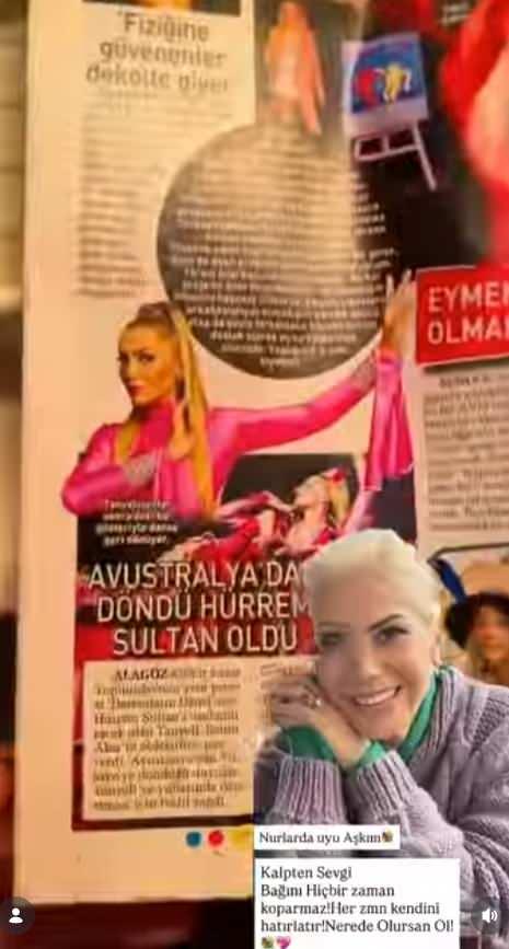 <p><strong>Evinin camlarını silerken kullandığı gazetelerrden birinde eşi Tanyeli'yi g&ouml;ren S&uuml;nneli şaşkınlığını takip&ccedil;ileriyle paylaştı.</strong></p>
