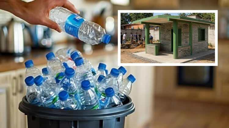 4 Bin pet şişeden devrimsel Ev: Atık plastikler yuva oldu!