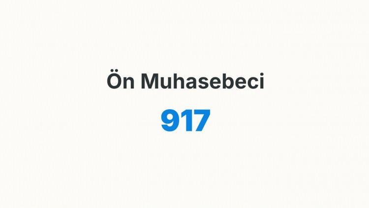 <p><strong>&Ouml;N MUHASEBECİ&nbsp;</strong></p>
