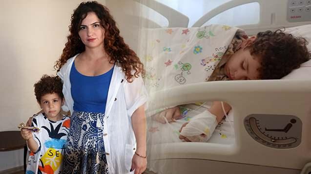 <p>Antalya'da marketten alınan &ccedil;ikolatalı kekin i&ccedil;erisinden &ccedil;ıkan nem tutucu demir oksit i&ccedil;eren paketi &ccedil;ikolata sosu sanarak yiyen <span style="color:#A52A2A"><strong><em>Alpaslan B&uuml;y&uuml;k&ouml;zer, (6) zehirlendi.</em></strong></span> 3 g&uuml;n hastanede tedavi g&ouml;ren &ccedil;ocuğun annesi İlay B&uuml;y&uuml;k&ouml;zer, a&ccedil;ıklama yaptı.</p>
