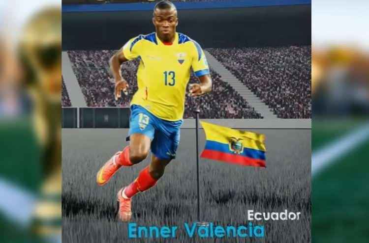 <p><strong><span style="color:#B22222">EKVADOR</span>&nbsp; |&nbsp; ENNER VALENCIA</strong></p>
