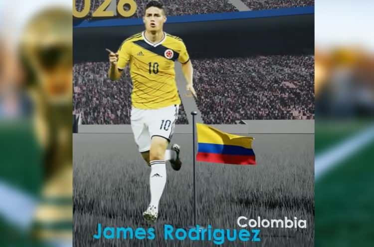 <p><strong><span style="color:#B22222">KOLOMBİYA</span>&nbsp; |&nbsp; JAMES RODRİGUEZ</strong></p>
