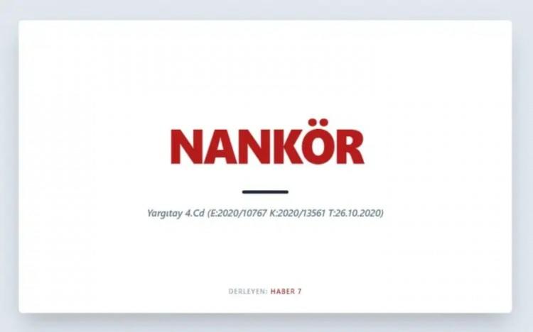 <p><span style="color:#B22222"><strong>NANK&Ouml;R</strong></span></p>
