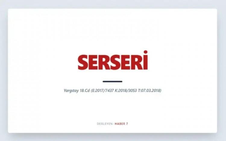 <p><span style="color:#B22222"><strong>SERSERİ&nbsp;</strong></span></p>
