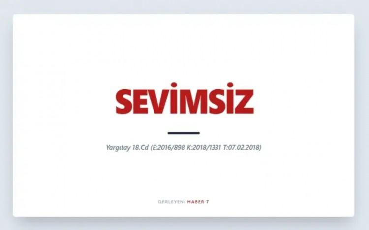 <p><span style="color:#B22222"><strong>SEVİMSİZ</strong></span></p>
