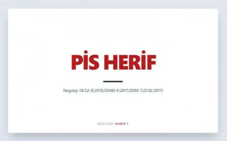 <p><span style="color:#B22222"><strong>PİS HERİF&nbsp;</strong></span></p>
