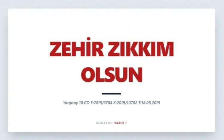 <p><span style="color:#B22222"><strong>ZEHİR ZIKKIM OLSUN</strong></span></p>
