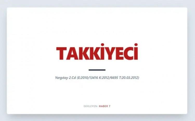 <p><span style="color:#B22222"><strong>TAKKİYECİ&nbsp;</strong></span></p>

