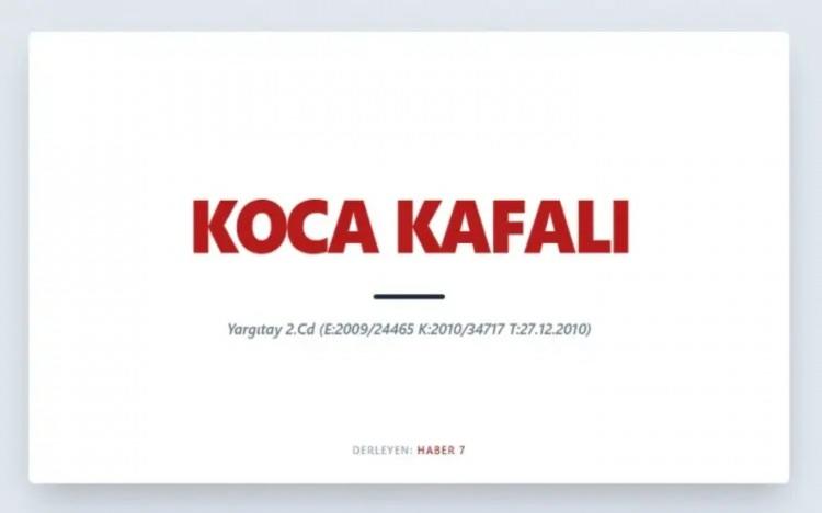 <p><span style="color:#B22222"><strong>KOCA KAFALI&nbsp;</strong></span></p>
