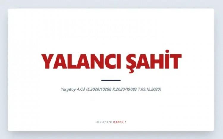 <p><span style="color:#B22222"><strong>YALANCI ŞAHİT&nbsp;</strong></span></p>
