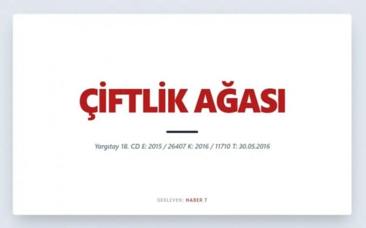 <p><span style="color:#B22222"><strong>&Ccedil;İFTLİK AĞASI&nbsp;</strong></span></p>
