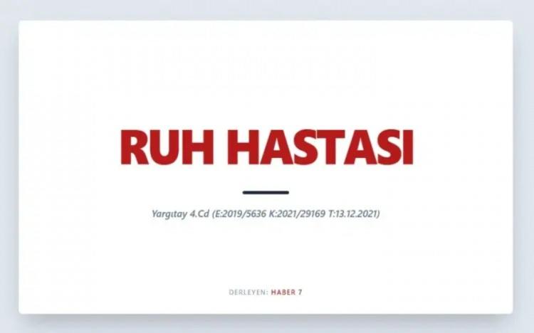 <p><span style="color:#B22222"><strong>RUH HASTASI&nbsp;</strong></span></p>
