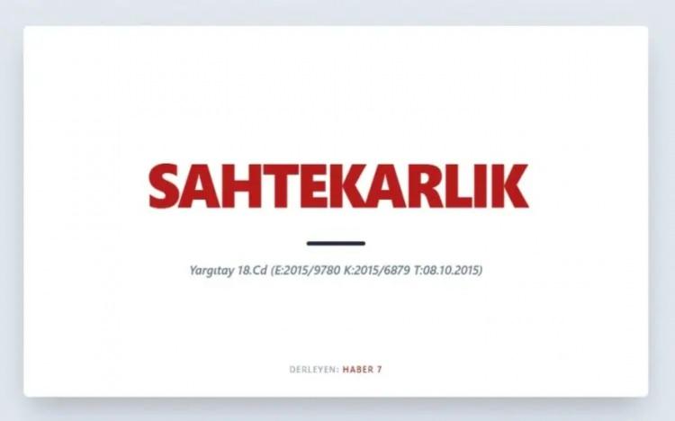 <p><span style="color:#B22222"><strong>SAHTEKARLIK&nbsp;</strong></span></p>

