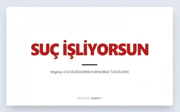 <p><span style="color:#B22222"><strong>SU&Ccedil; İŞLİYORSUN&nbsp;</strong></span></p>
