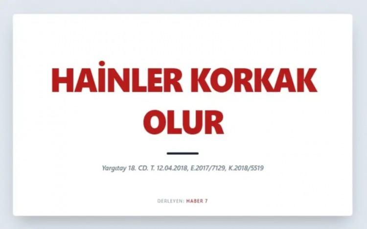 <p><span style="color:#B22222"><strong>HAİNLER KORKAK OLUR&nbsp;</strong></span></p>
