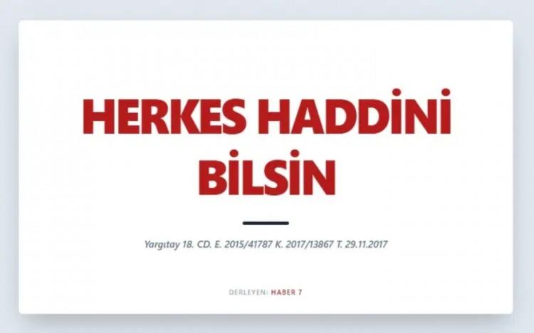 <p><span style="color:#B22222"><strong>HERKES HADDİNİ BİLSİN&nbsp;</strong></span></p>
