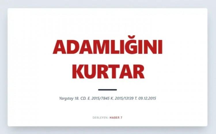 <p><span style="color:#B22222"><strong>ADAMLIĞINI KURTAR&nbsp;</strong></span></p>
