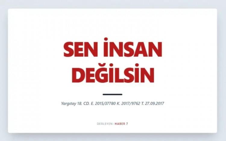 <p><span style="color:#B22222"><strong>SEN İNSAN DEĞİLSİN&nbsp;</strong></span></p>
