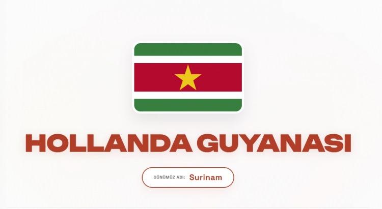 <p><span style="color:#B22222"><strong>SURİNAM</strong></span></p>
