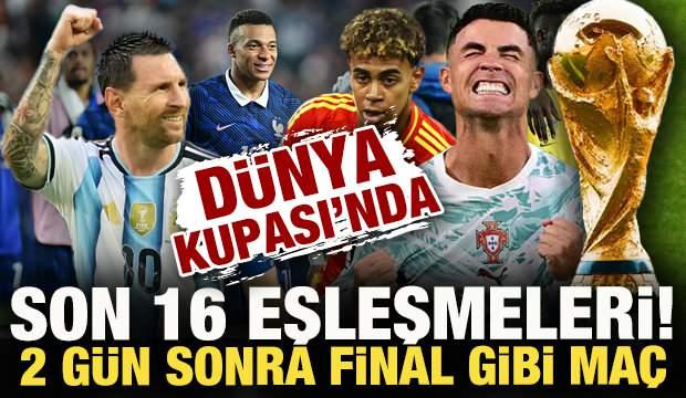 <p>FIFA 2026 D&uuml;nya Kupası'nda son 16 turuna y&uuml;kselen takımlar ve oluşan eşleşmelerin tamamı belli oldu.</p>

