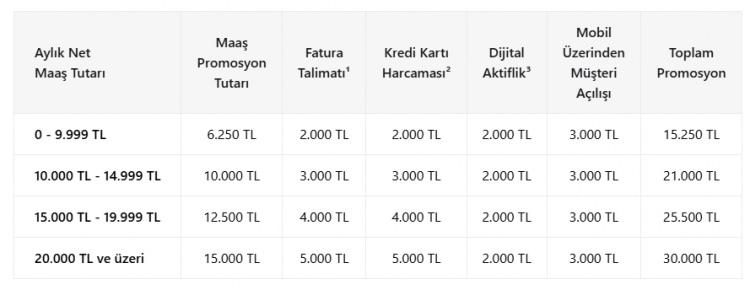<p>Ek &ouml;d&uuml;l i&ccedil;in 60 g&uuml;n i&ccedil;inde iki yeni fatura talimatı verilmesi, bireysel kredi kartıyla 1.000 TL harcama yapılması ve mobil bankacılık aktiflik şartının sağlanması gerekiyor. Mobil &uuml;zerinden m&uuml;şteri olanlar i&ccedil;in kampanya kodu alanına <strong>EMEKLIYEMUJDE </strong>yazılması şartı bulunuyor</p>
