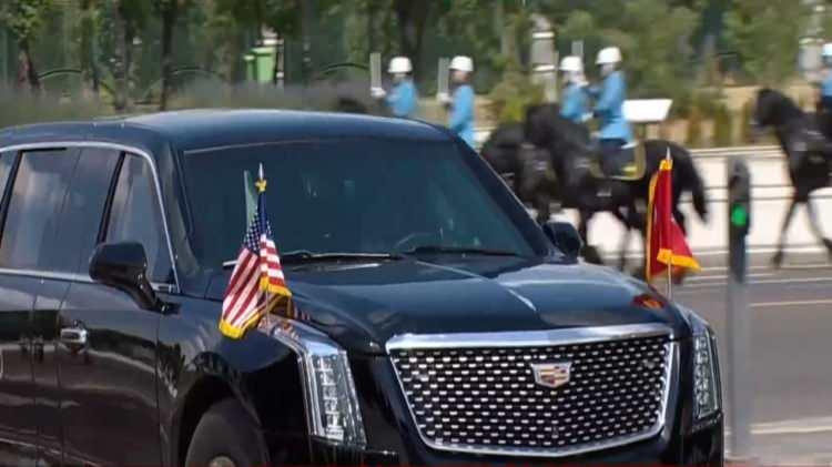 <p>Cumhurbaşkanı Erdoğan Trump'ı Beştepe'de karşıladı.</p>
