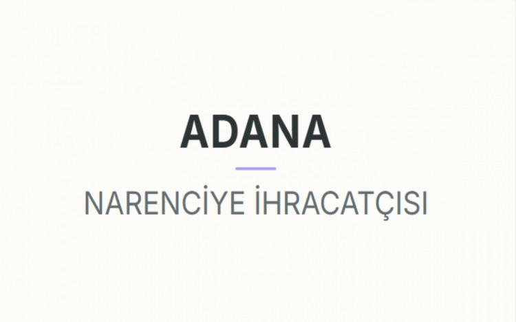 <p><strong>ADANA</strong></p>
