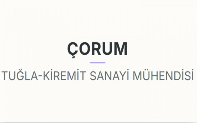 <p><strong>&Ccedil;ORUM&nbsp;</strong></p>
