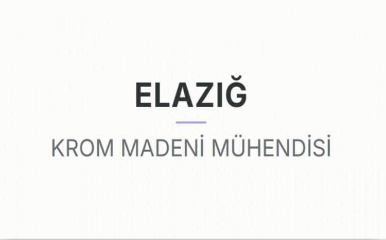 <p><strong>ELAZIĞ&nbsp;</strong></p>
