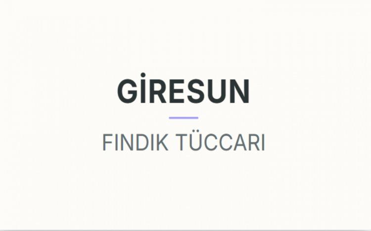 <p><strong>GİRESUN</strong></p>
