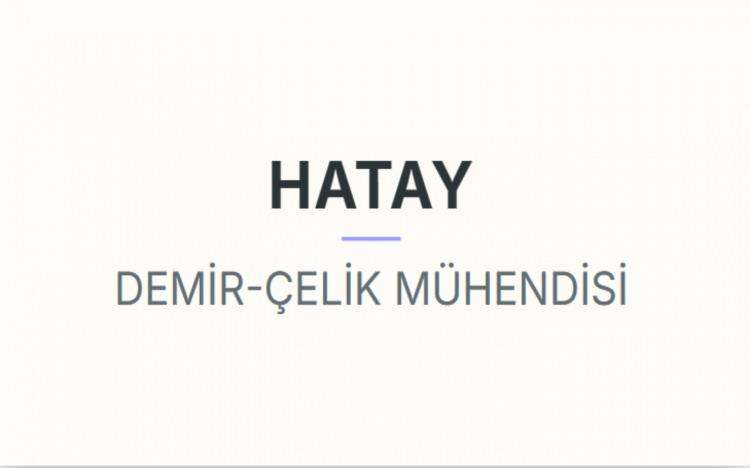 <p><strong>HATAY</strong></p>
