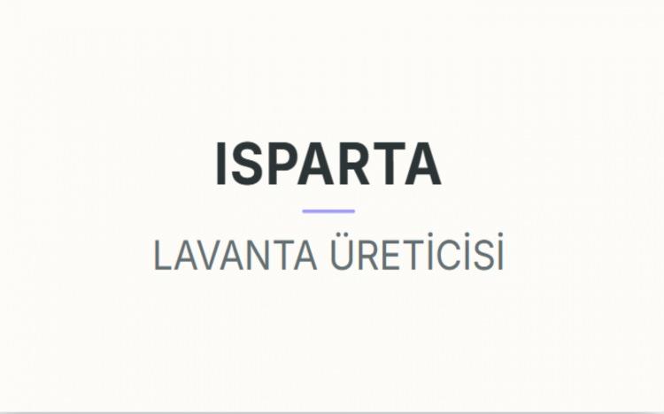 <p><strong>ISPARTA</strong></p>
