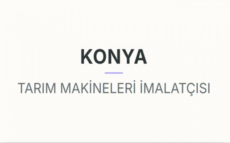 <p><strong>KONYA</strong></p>
