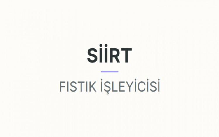 <p><strong>SİİRT</strong></p>
