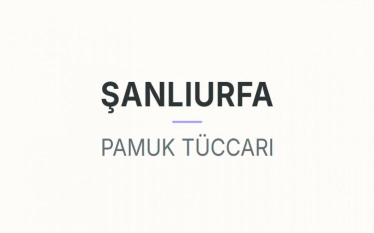 <p><strong>ŞANLIURFA</strong></p>

