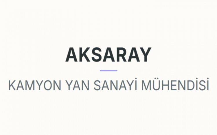 <p><strong>AKSARAY&nbsp;</strong></p>
