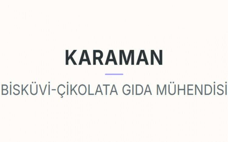 <p><strong>KARAMAN&nbsp;</strong></p>
