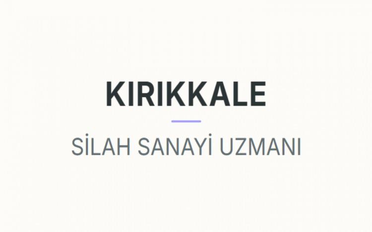 <p><strong>KIRIKKALE&nbsp;</strong></p>
